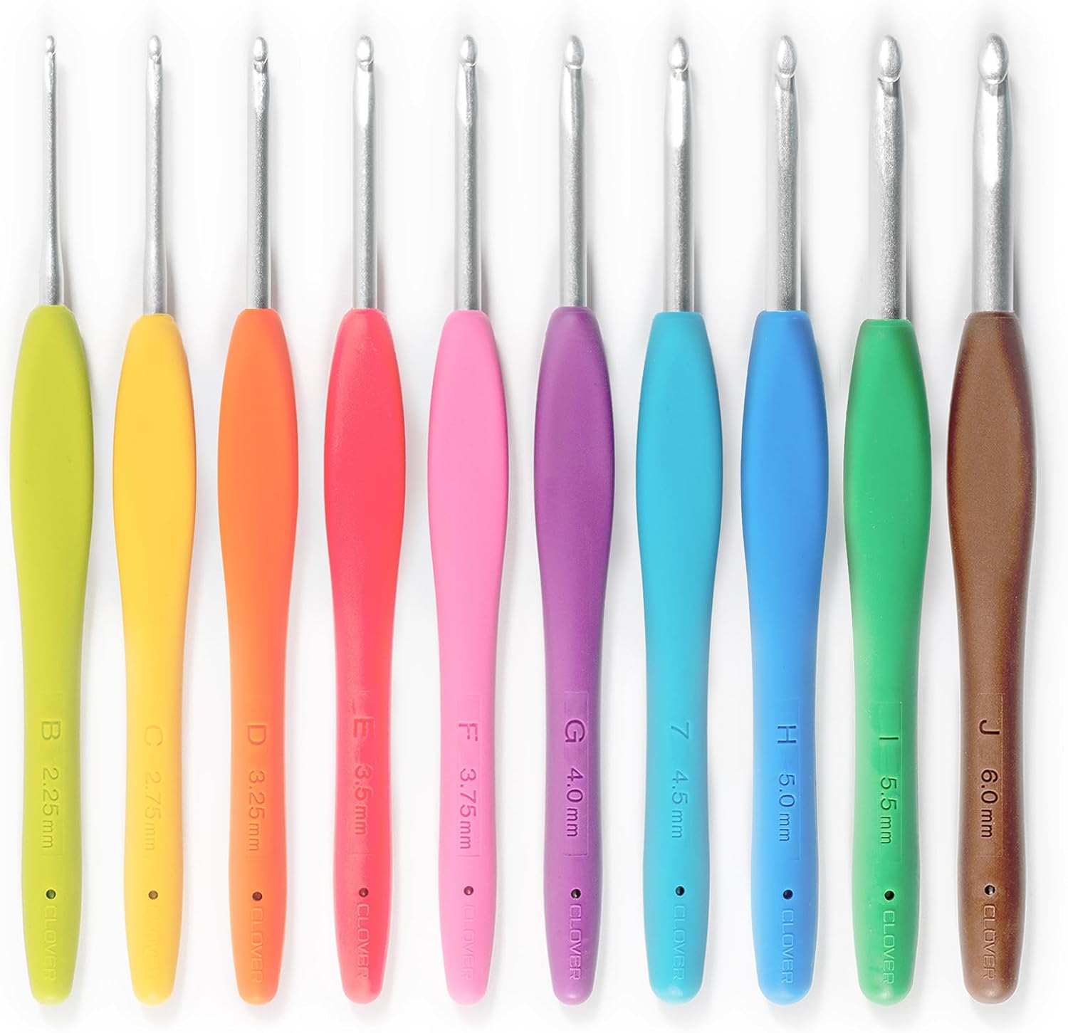 Clover 3672 Amour Crochet Hook Set, 10 sizes