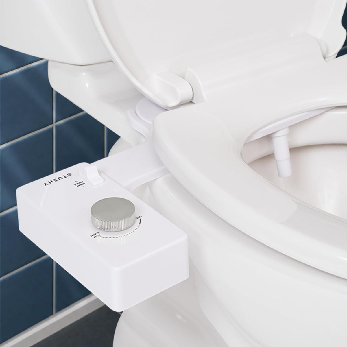 TUSHY Classic 3.0 Bidet Toilet Seat Attachment, Brushed Nickel
