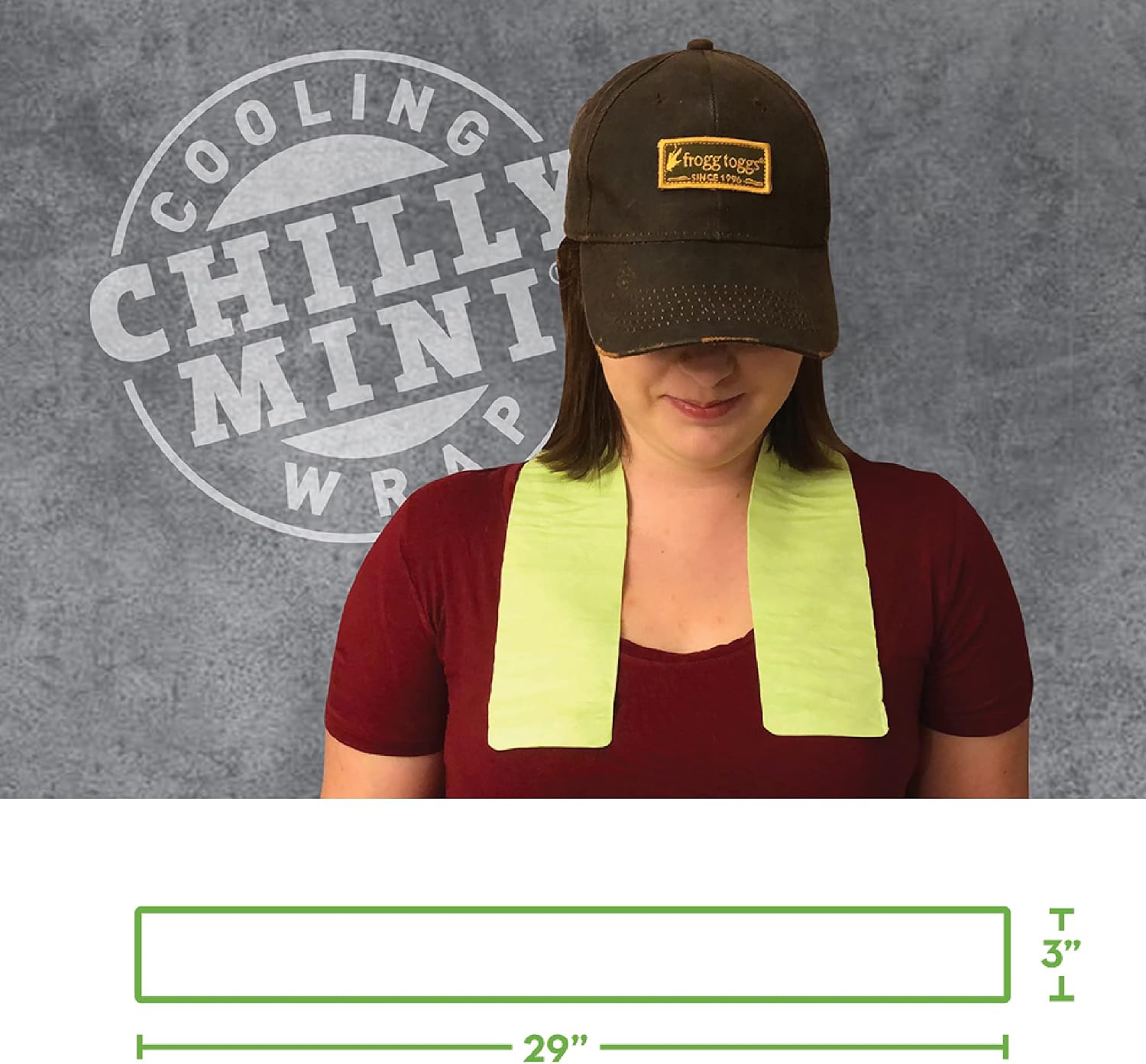 FROGG TOGGS Chilly Mini Cooling Neck Towel, 6 Pack