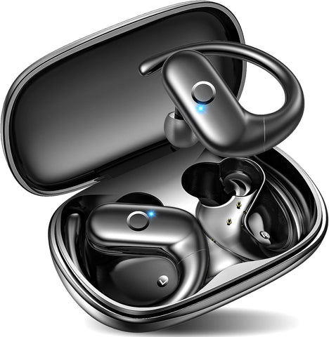 kurdene Wireless Earbuds Bluetooth Headphones with Secure Earhooks 60Hrs