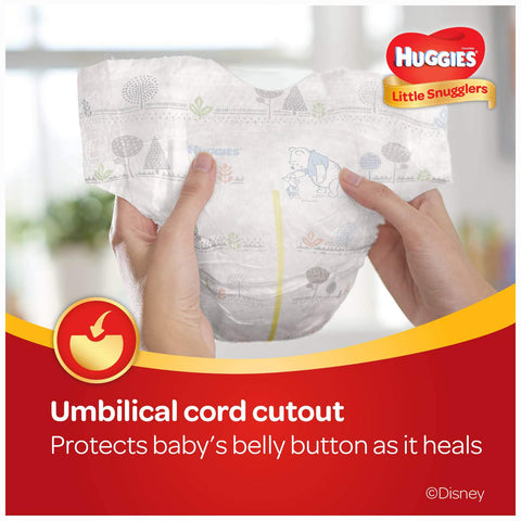 HUGGIES Little Snugglers Baby Diapers, Size 1, 216 Count, Unscented, Hypoallergenic, GentleAbsorb Liner, Pocketed-Back Waistband, Wetness Indicator, Premium Softness