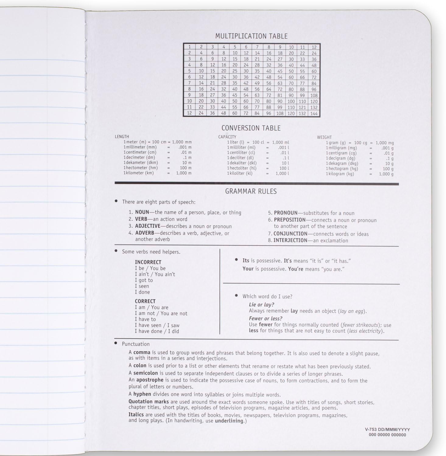 Mead Composition Notebook, Wide Ruled 7.5" x 9.75" Paper, 100 Sheets, Assorted Colors, 6 Pack (950054-ECM)
