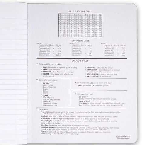 Mead Composition Notebook, Wide Ruled 7.5" x 9.75" Paper, 100 Sheets, Assorted Colors, 6 Pack (950054-ECM)