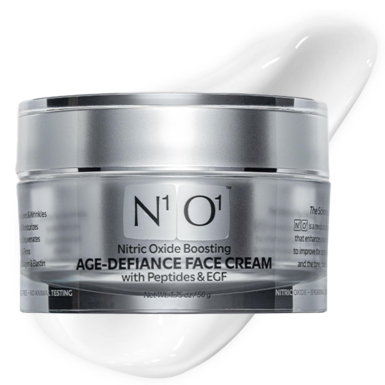N1O1 Nitric Oxide Face Cream, Anti Aging Skincare Routine, 1.75 oz