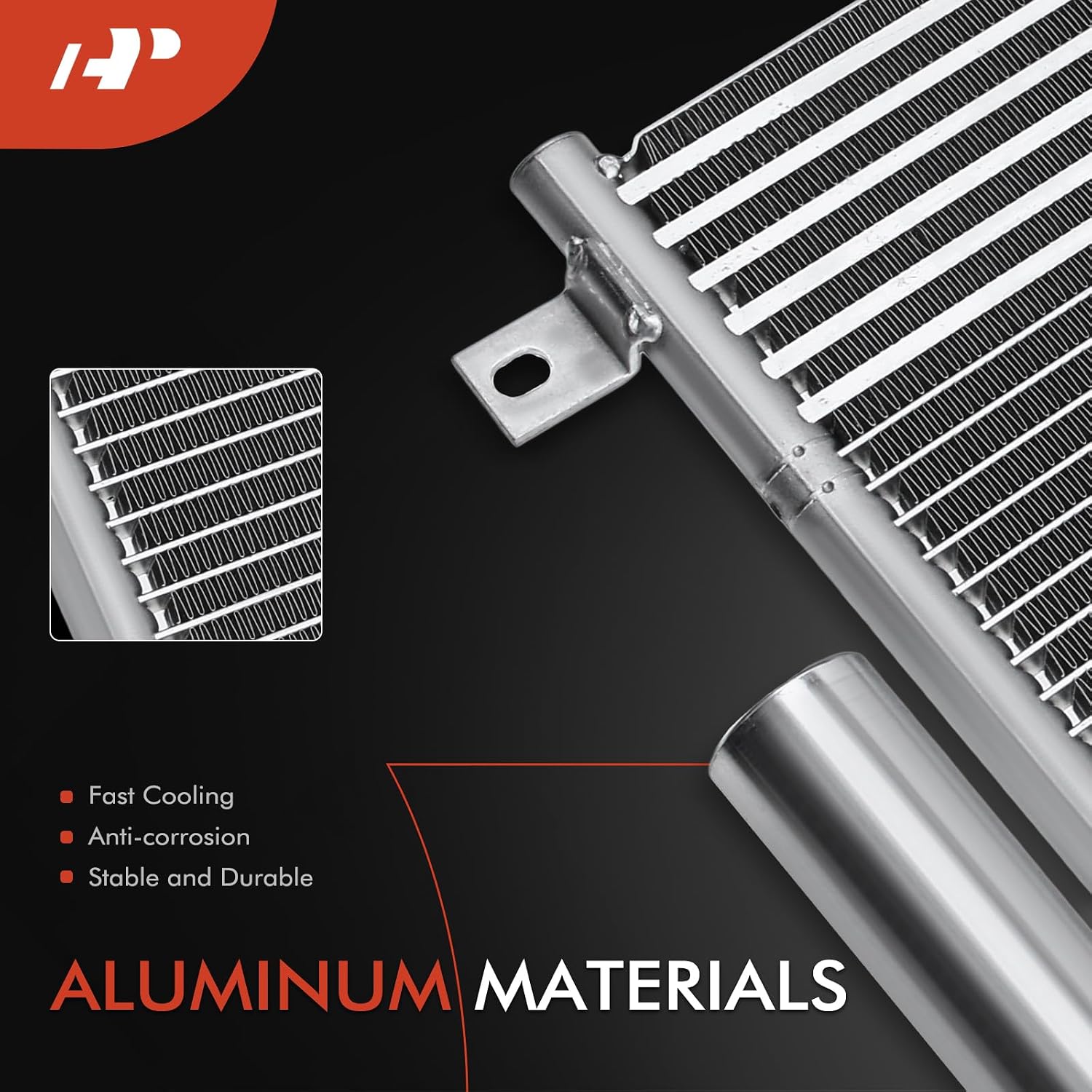 A-Premium Air Conditioning Condenser Compatible with Chrysler & Dodge