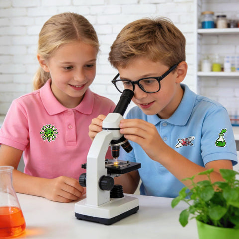 10 Pcs Science Laboratory Iron on/Sew on Patches, Back to School Embroidered Applique Patches, Clothes Backpacks Hats Pants Jackets Jeans Decoration, Student Classroom Prizes