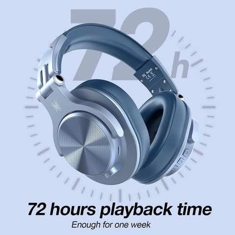 OneOdio A70 Bluetooth Over-Ear Headphones, Hi-Res Wired DJ Studio - SB