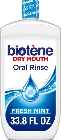 Biotene Oral Rinse Mouthwash for Dry Mouth, 33.8 fl oz