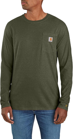 Carhartt Men's Force Relaxed Fit Midweight Long-Sleeve Pocket T-Shirt