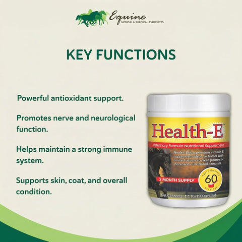 Vitamin E Supplement for Horses with d-Alpha Tocopherol, 60 Ct