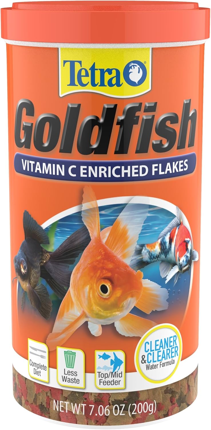 Tetra Goldfish Flakes Fish Food, 7.06 oz