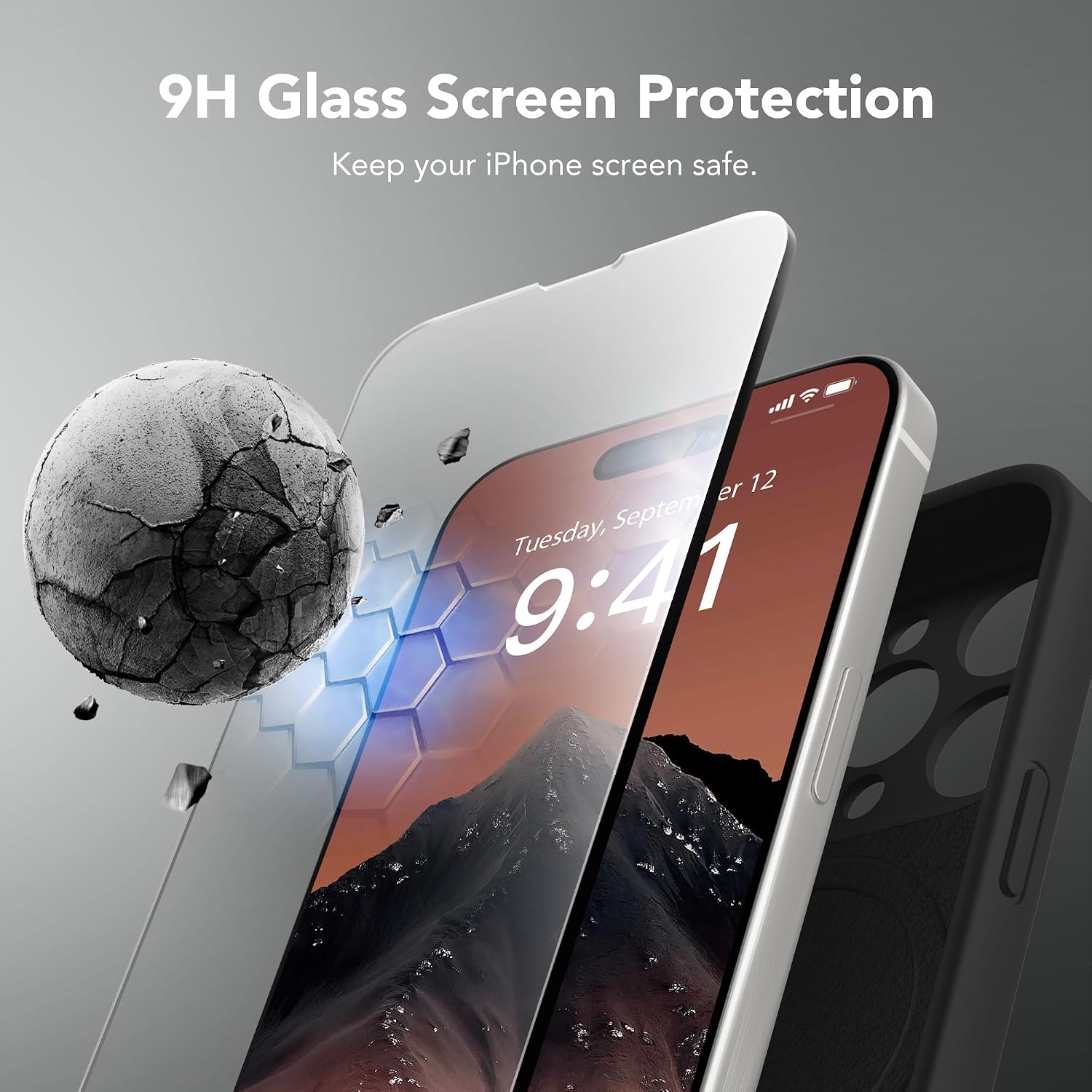 Magnetic for iPhone 15 Pro Max Case Silicone Black