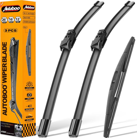 AUTOBOO Windshield Wiper Blade Replacement for Subaru Crosstrek Impreza