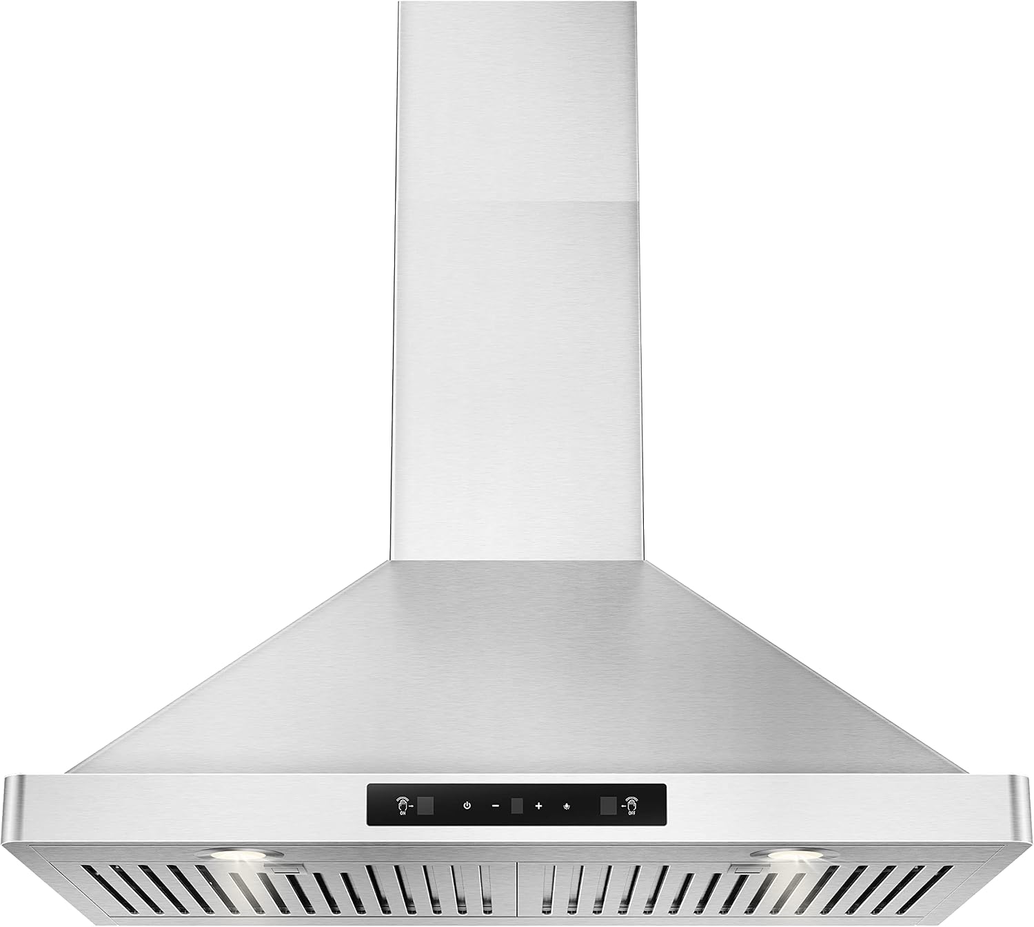 30 Inch Wall Mount Range Hood, Stainless Steel 800CFM DC Motor