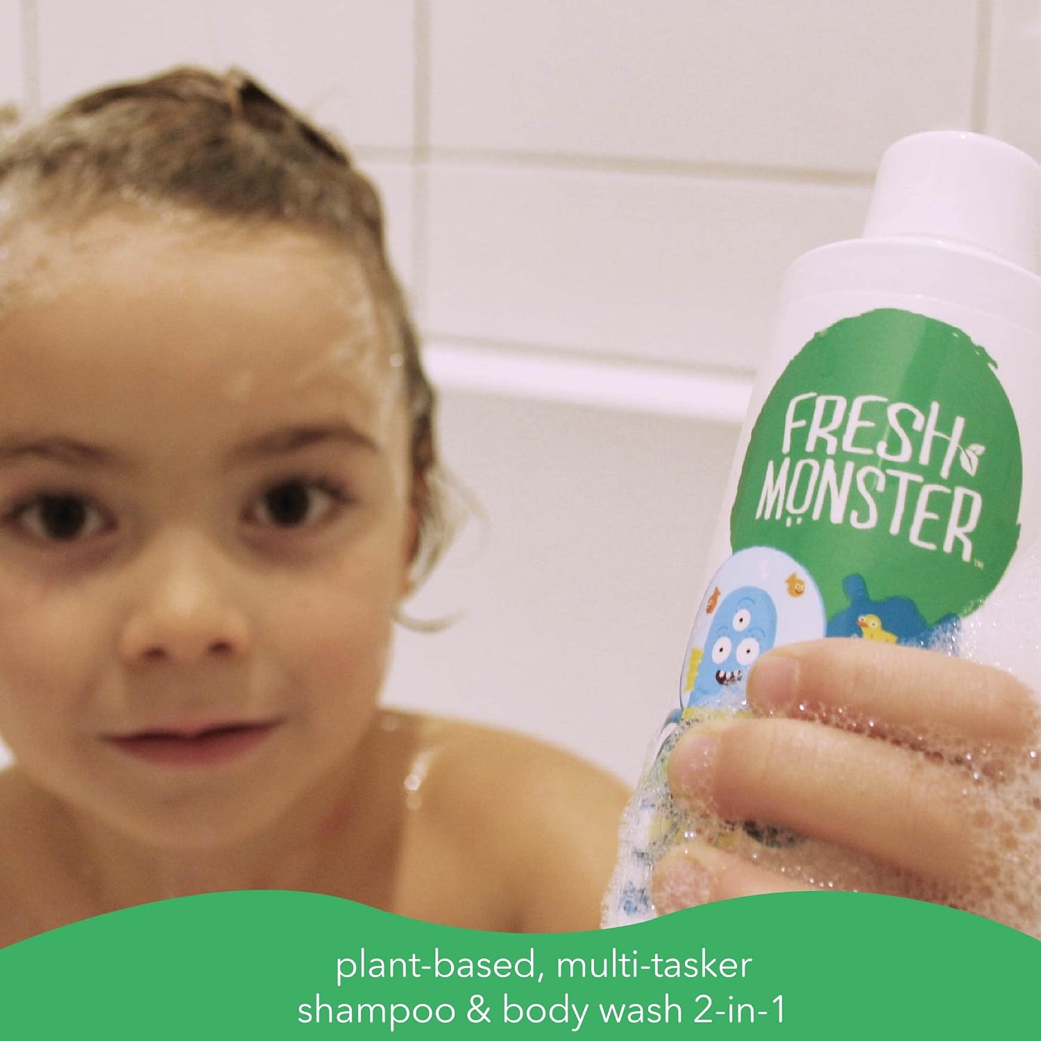 Fresh Monster 2-in-1 Kids Shampoo & Body Wash, Ocean Splash, 8.5 oz