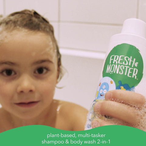 Fresh Monster 2-in-1 Kids Shampoo & Body Wash, Ocean Splash, 8.5 oz