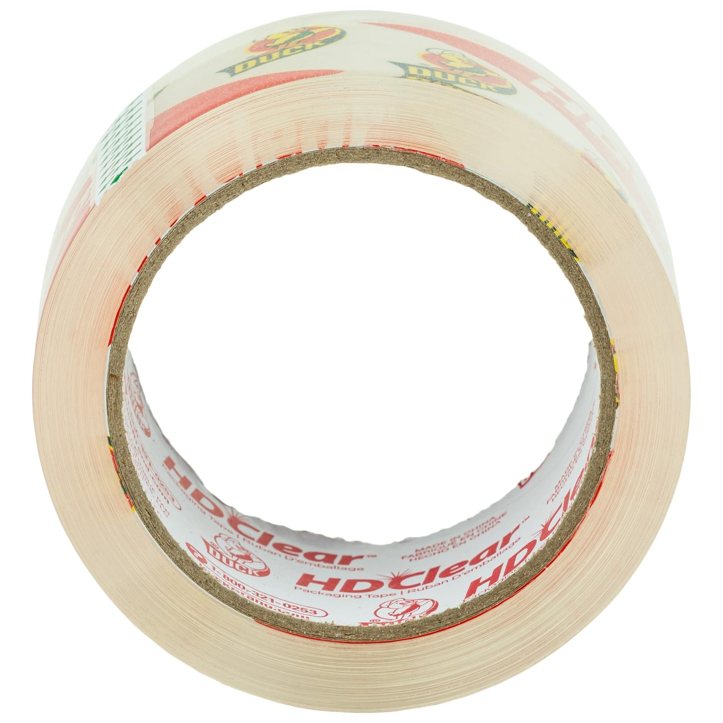 Duck HD Clear Packing Tape - 6 Rolls, 328 Yards Heavy Duty Packaging for Shipping, Mailing, Moving & Storage Clear, Strong Refills Boxes 1.88 In. x 54.6 Yd. (441962)