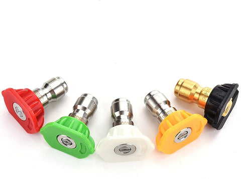Tool Daily Pressure Washer Nozzle Tips Multiple Degrees, 1/4 Inch, 3.0 GPM