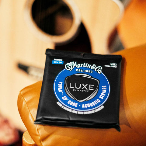 LUXE BY MARTIN® Kovar™ SP® Core Guitar Strings – Custom Light Gauge | Nickel-Cobalt Alloy Wrap with SP Core | Lower Tension, Balanced Tone, and Long-Lasting Performance