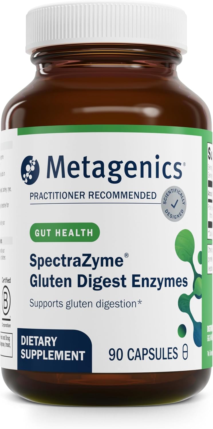Metagenics SpectraZyme Gluten Digest Enzymes, 90 Capsules