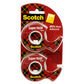 Scotch Super-Hold Tape, 2 Rolls, Transparent Finish, 50% More Adhesive, Trusted Favorite, 3/4 x 600 Inches, Dispensered (198DM-2)