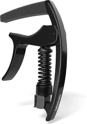 D'Addario NS Tri-Action Guitar Capo, Black