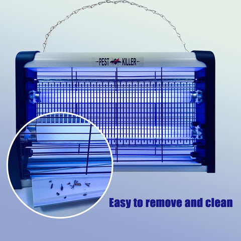 20W Electric Indoor Bug Zapper, Mosquito Trap with UV Light, Insect Killer Eliminator for Home, Office, Restaurant