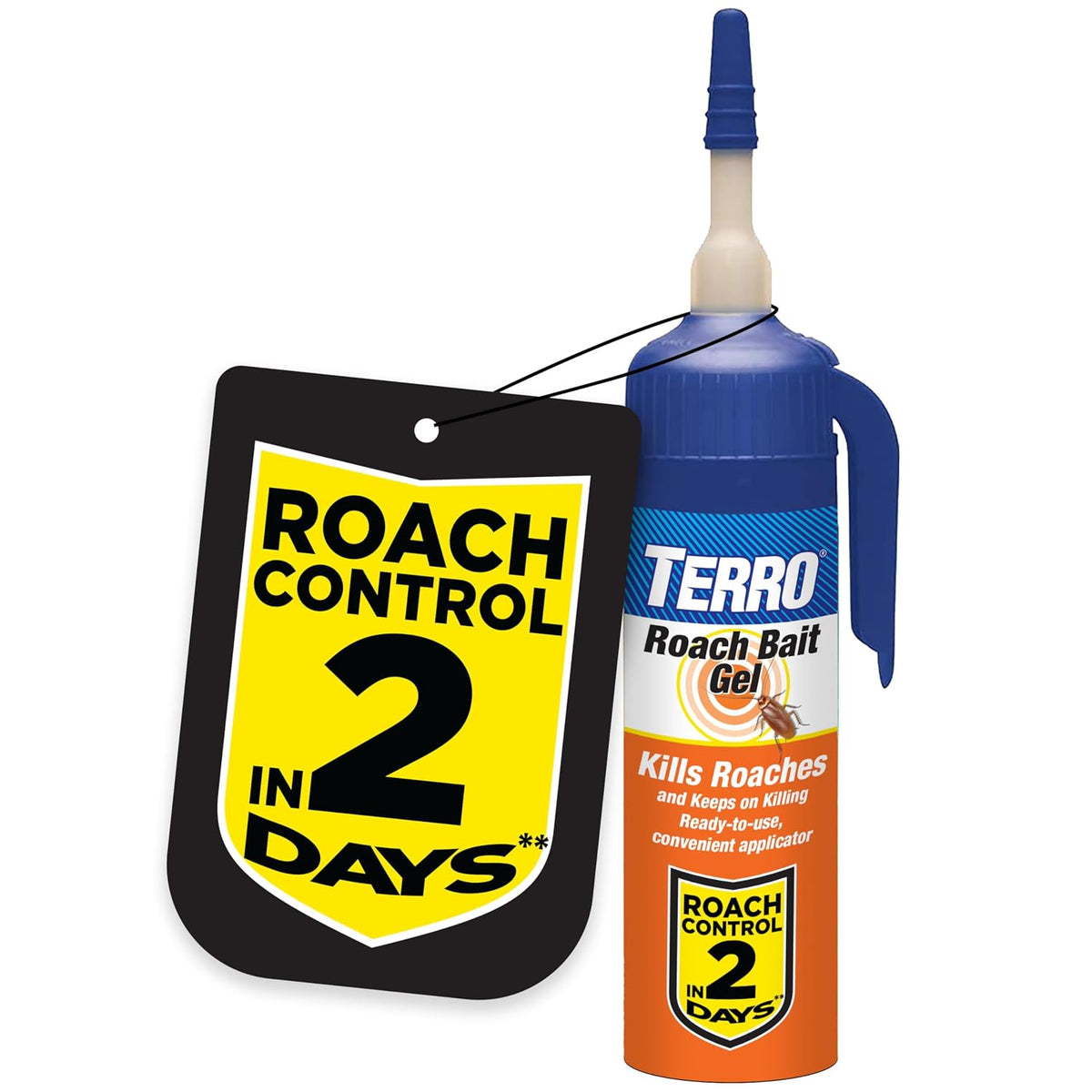 TERRO Cockroach Gel Bait Killer, 84g of Bait, Fast-Acting Roach Killer