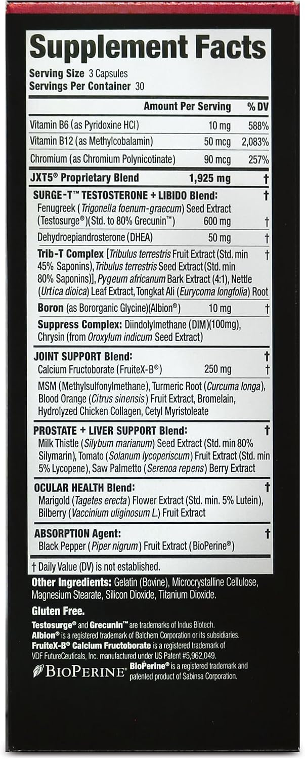 METISNutrition JXT5 Advanced Joint Health 5-in-1 Formula - 90 Capsules