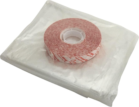 Frost King V73/4T Shrink Film Window KIT, 4-Pack, Clear, Transparent, 42"W x 62"T