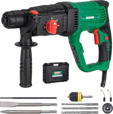 1" SDS-Plus Lightweight Concrete Rotary Hammer Drill w/ 1/2" Adapter