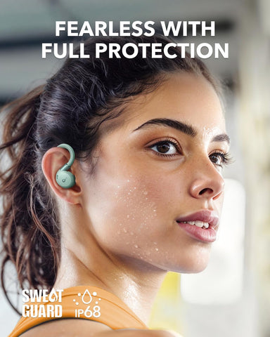 Soundcore Sport X20 by Anker Noise Cancelling Workout Earbuds, Ear Hooks