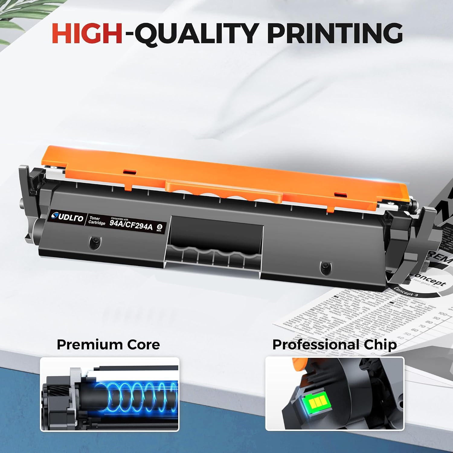 94A Toner Cartridge CF294A Replacement for HP 94A Toner Cartridge Black