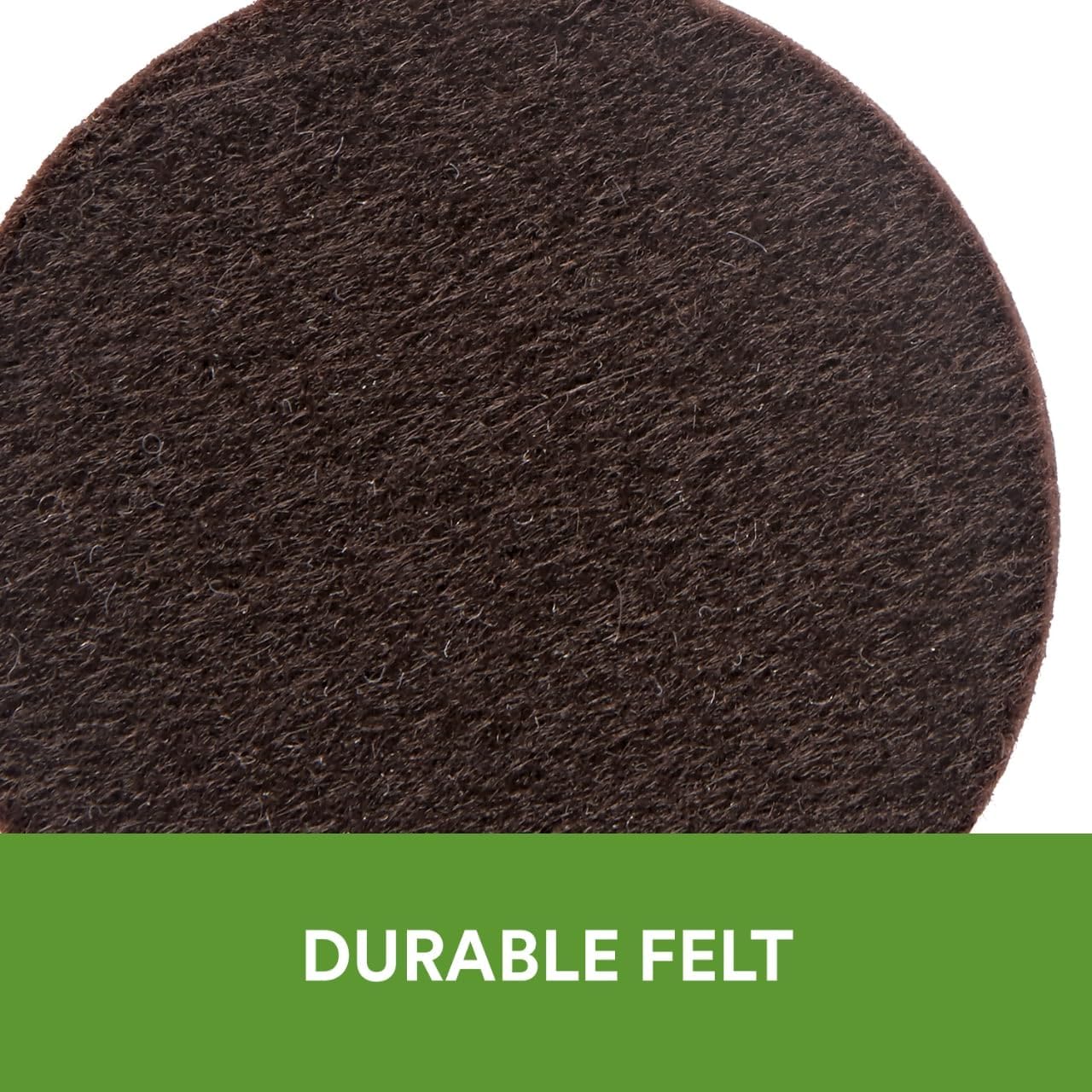 Scotch Felt Pads, 32 Pads, Circle, Brown, 1 in x 1 in