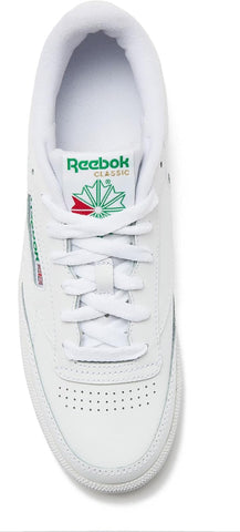 Reebok Club C 85 Mens Tennis Shoes, Casual Fashion White Sneakers for Men