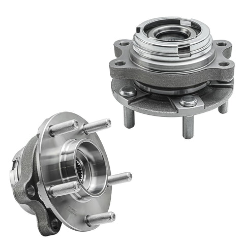 Detroit Axle - 2PC Front Wheel Hub Bearings Assembly for Infiniti EX35 EX37