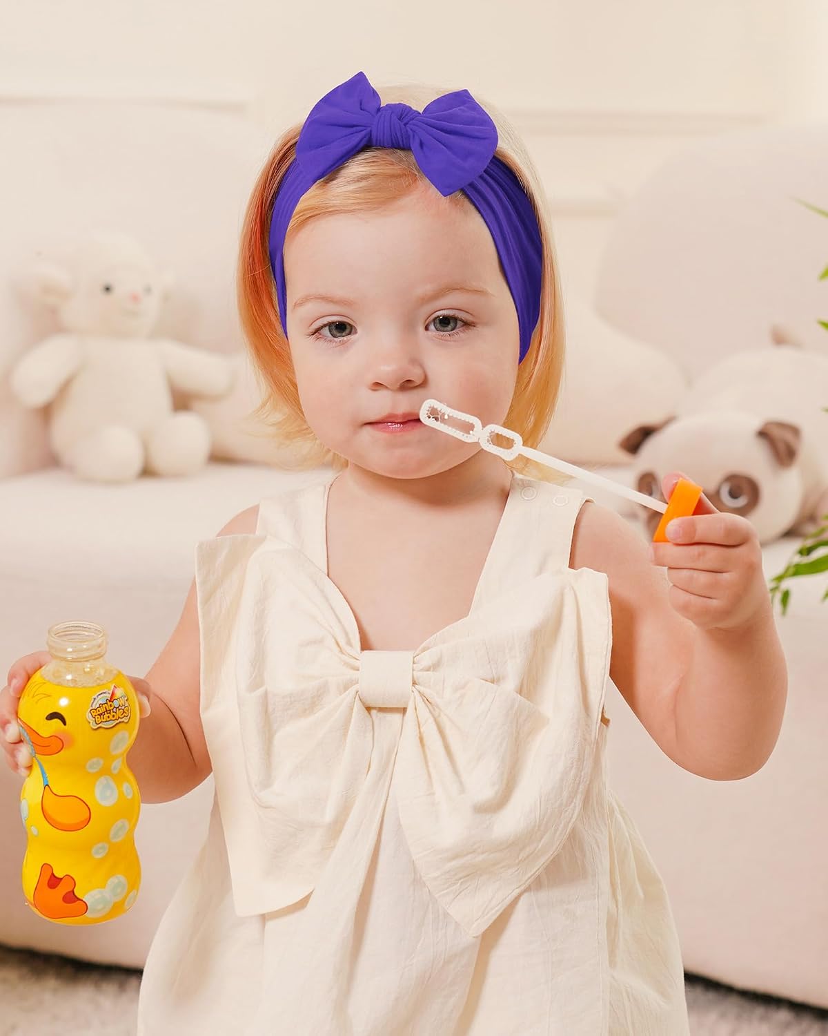 jollybows 20pcs Baby Headbands Baby Girls Bows Stretch Nylon Headbands