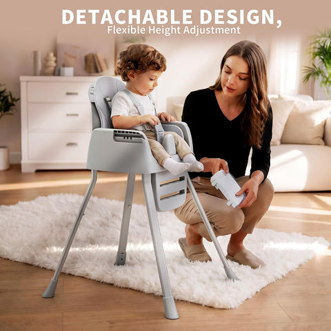 CheerKid 3in1 Baby Highchair for Months & Toddlers Easy Clean Booster Chair