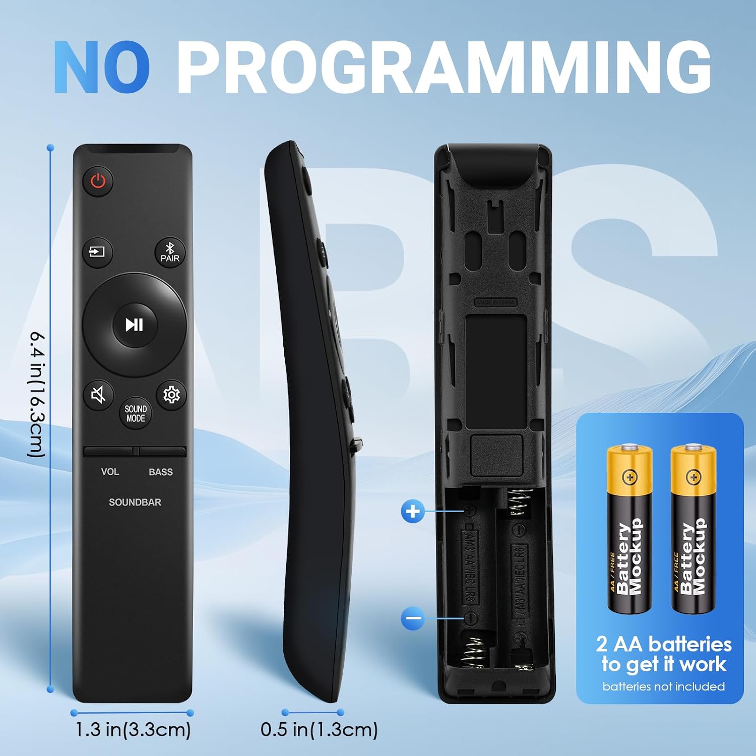 （2 Pack） for Samsung soundbar Remote Control, Suitable for AH59-02767A