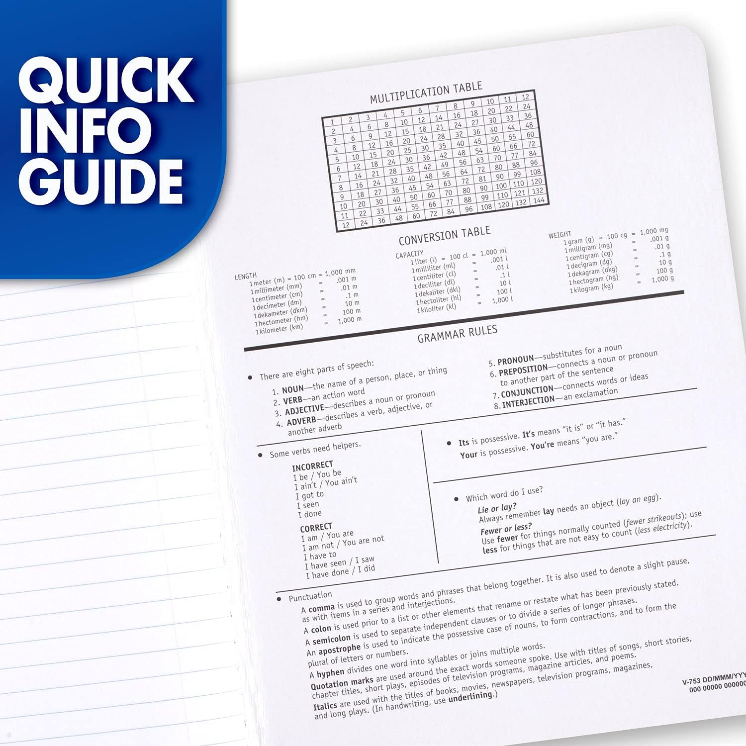 Mead Composition Notebook, 3 Pack, College Ruled Paper, 7-1/2" x 9-3/4", 100 Sheets per Comp Book, Black Marble (38111)