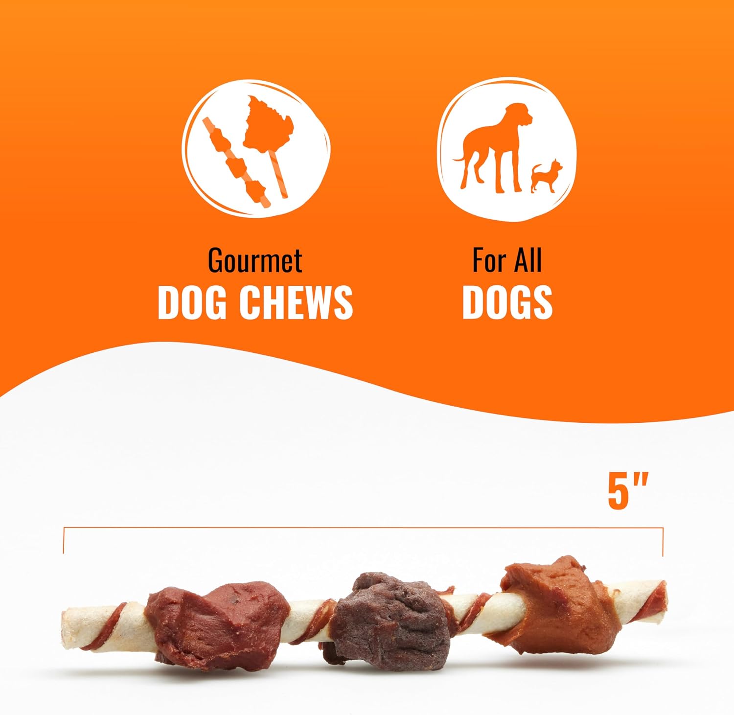 Good 'n' Fun Kabobs Long-Lasting Dog Treat Made With Real Protein, 24 oz