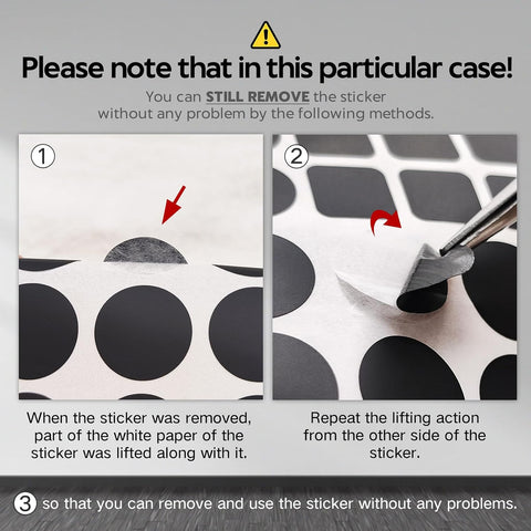 JIEHENG Light Dimming Stickers,2 Sheets Black,50% Dimming of Lights