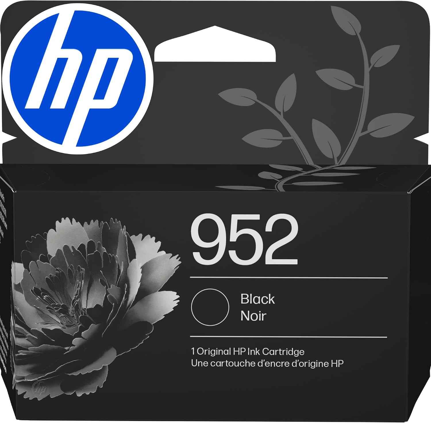 HP 952 Black Ink Cartridge | Works with OfficeJet 8702, Pro 7720, 7740, 8210, 8710, 8720, 8730, 8740 Series | F6U15AN