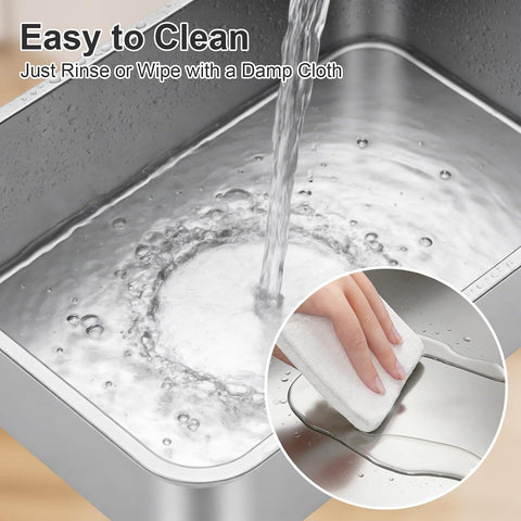 Stainless Steel High Sided Cat Litter Box