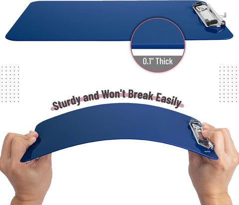 Mr. Pen- Plastic Clipboard, 12.5” x 9”, Navy Blue, Clipboard Plastic