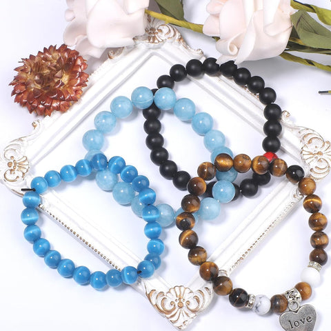 100Pcs 6mm Natural Smooth Burmese Jade Beads Round Loose Gemstone Stone Beads for Jewerly Making with Crystal Stretch Cord