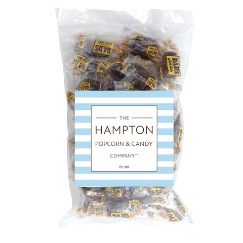 Dad's Root Beer Barrels Hard Candy, 1lb Bulk Bag (Approximately 50 pcs), Rootbeer Candy, Dads Root Beer Barrels, The Hampton Popcorn & Candy Company