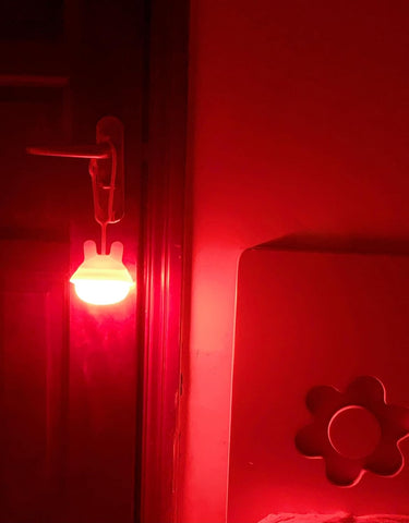 ShaArkMango Baby Travel Night Light, Rechargeable Portable Night Light for Car Seats, Cribs & Strollers, Soft Glow Eye-Caring Light for Infants & Toddlers