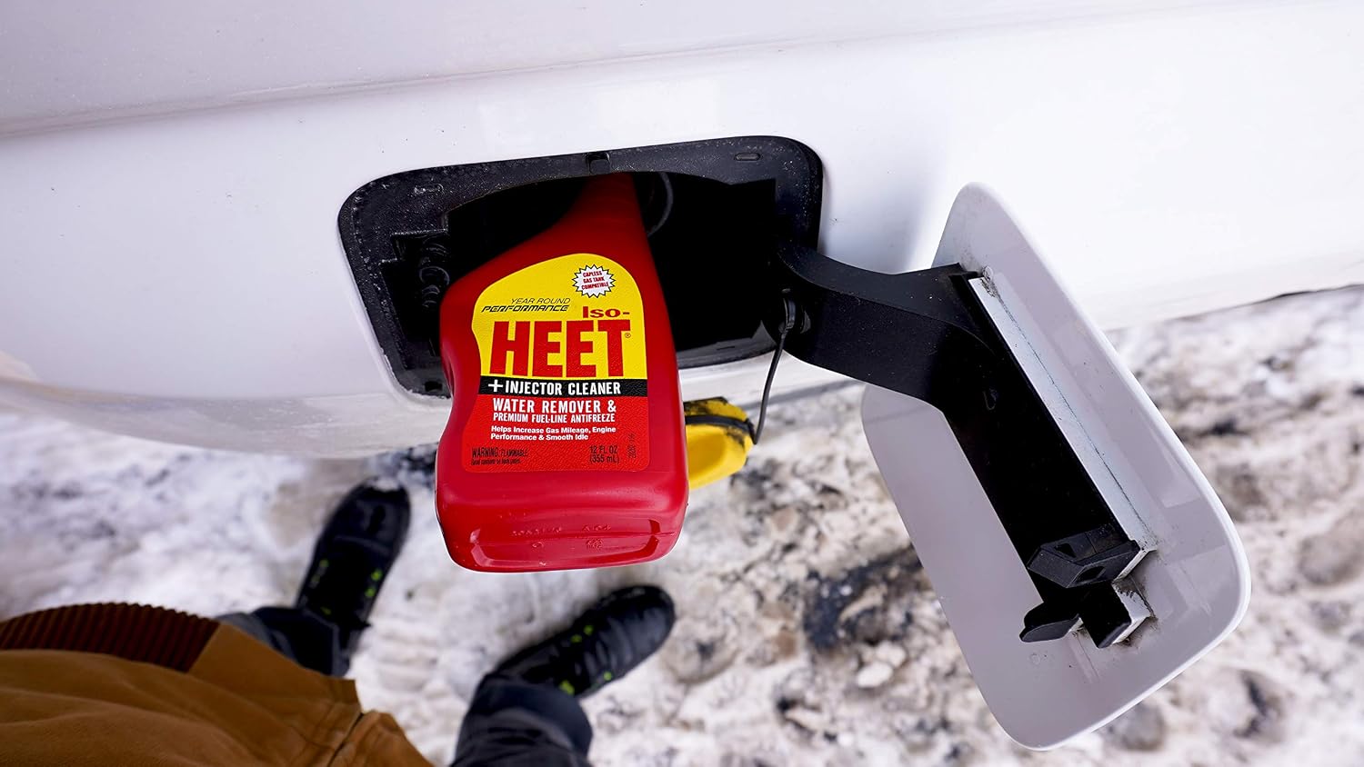 HEET Iso-HEET Water Remover & Gas Line Antifreeze, 12 oz