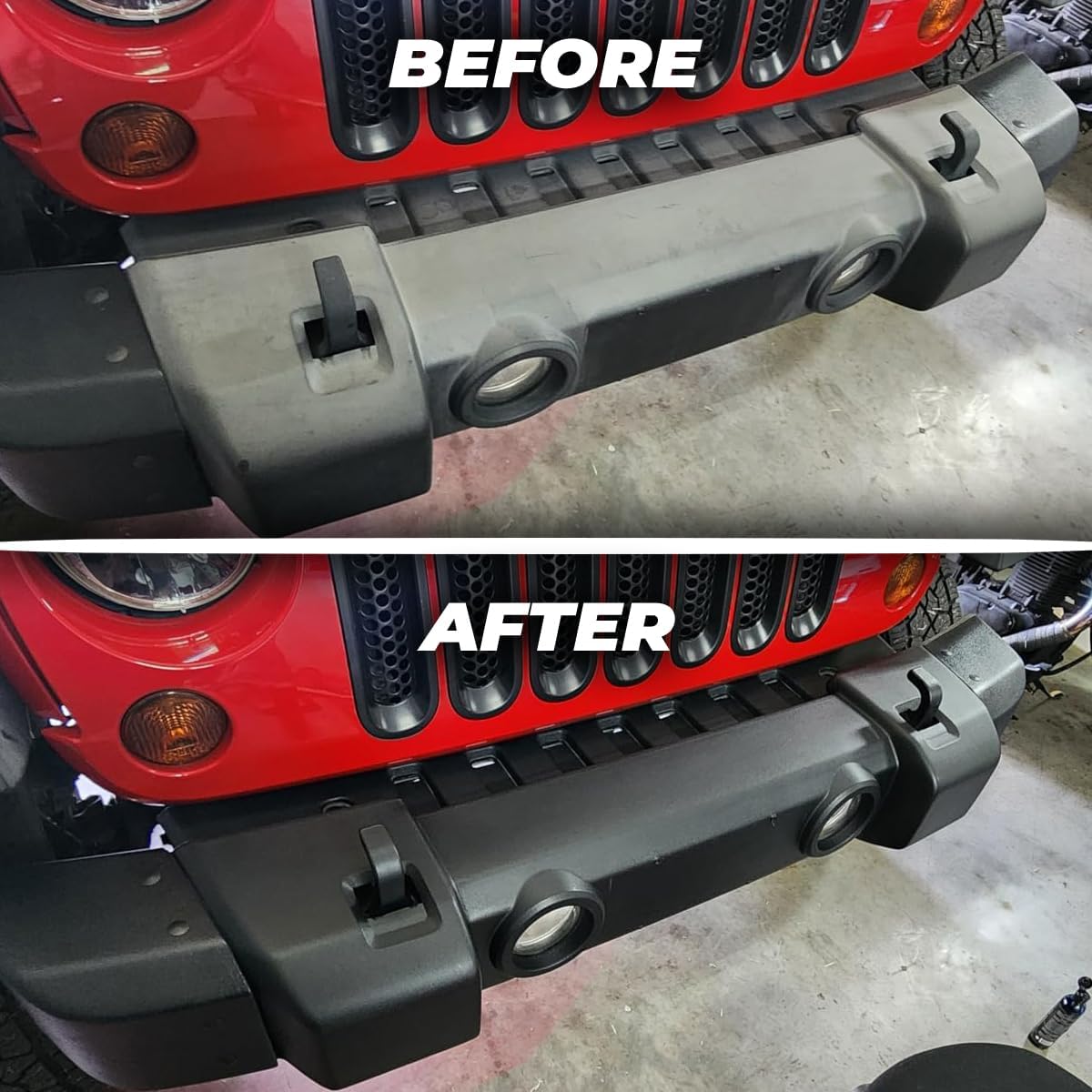ExoForma Black Trim Restorer - Lasts 6+ Months, Dye Infused Waterproof Plastic Restorer for Cars - Perfect for Faded Bumpers, Trim & Vinyl on Jeeps, Truck Beds, Avalanches & ATVs | 8oz